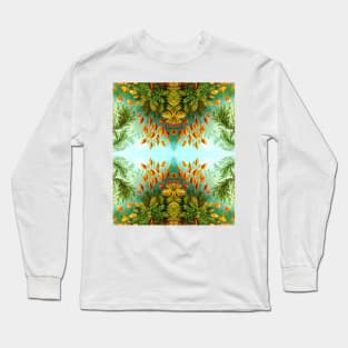 Botanical nature pattern Long Sleeve T-Shirt